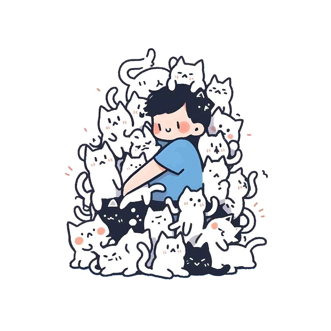 Meow Mountain Sticker